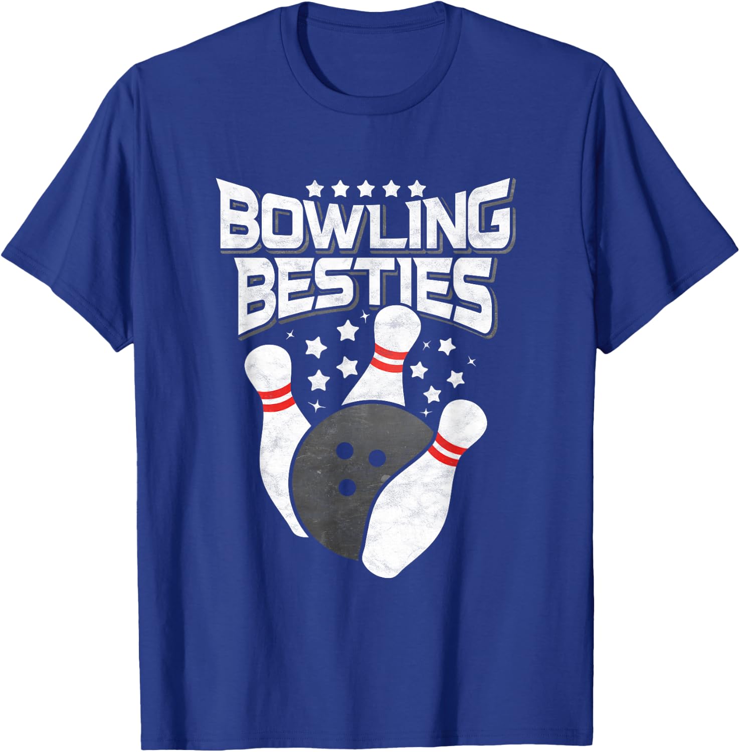 Bowling Besties T-Shirt - T-Shirt | Royal