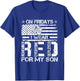 Proud Army National Guard Mom On Fridays I We Wear Red T-Shirt - T-Shirt | Royal