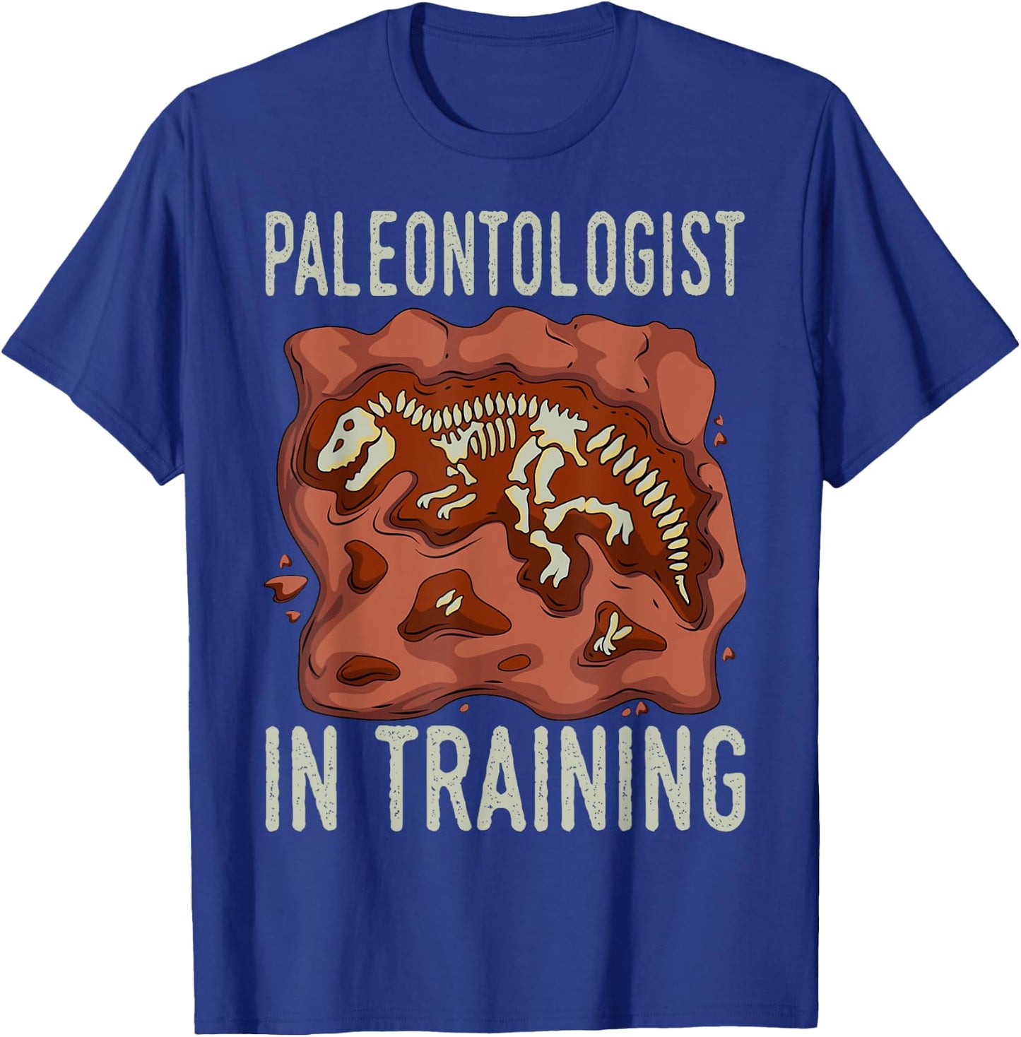 Future Paleontologist Paleontology Student Fossil Hunting T-Shirt - T-Shirt | Royal
