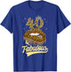 40 And Fabulous Queen Happy Birthday 40th Leopard Sexy Lips T-Shirt - T-Shirt | Royal