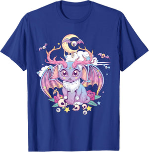 Pastel Goth Creepy Occult Satanic Jackalope Kawaii Menhera T-Shirt - T-Shirt | Royal