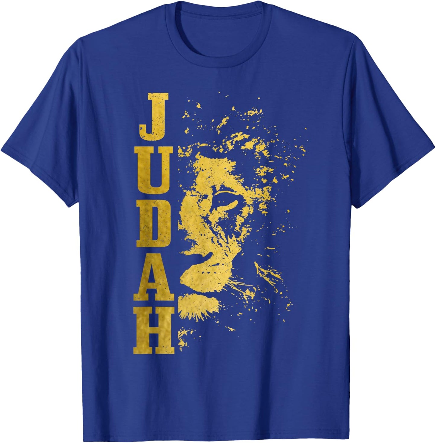 Judah Lion Israelite Vintage Men Women Reggae Israel Hebrew T-Shirt - T-Shirt | Royal
