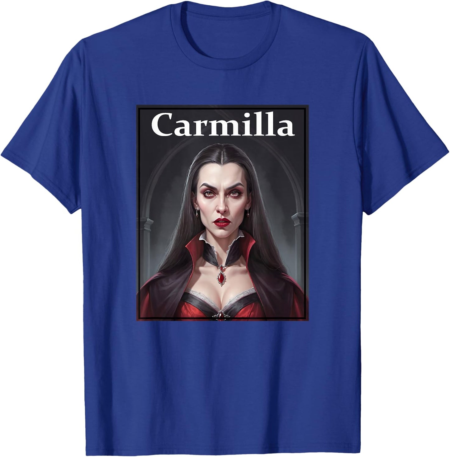 Carmilla - Gothic Vampiress Novel T-Shirt - T-Shirt | Royal