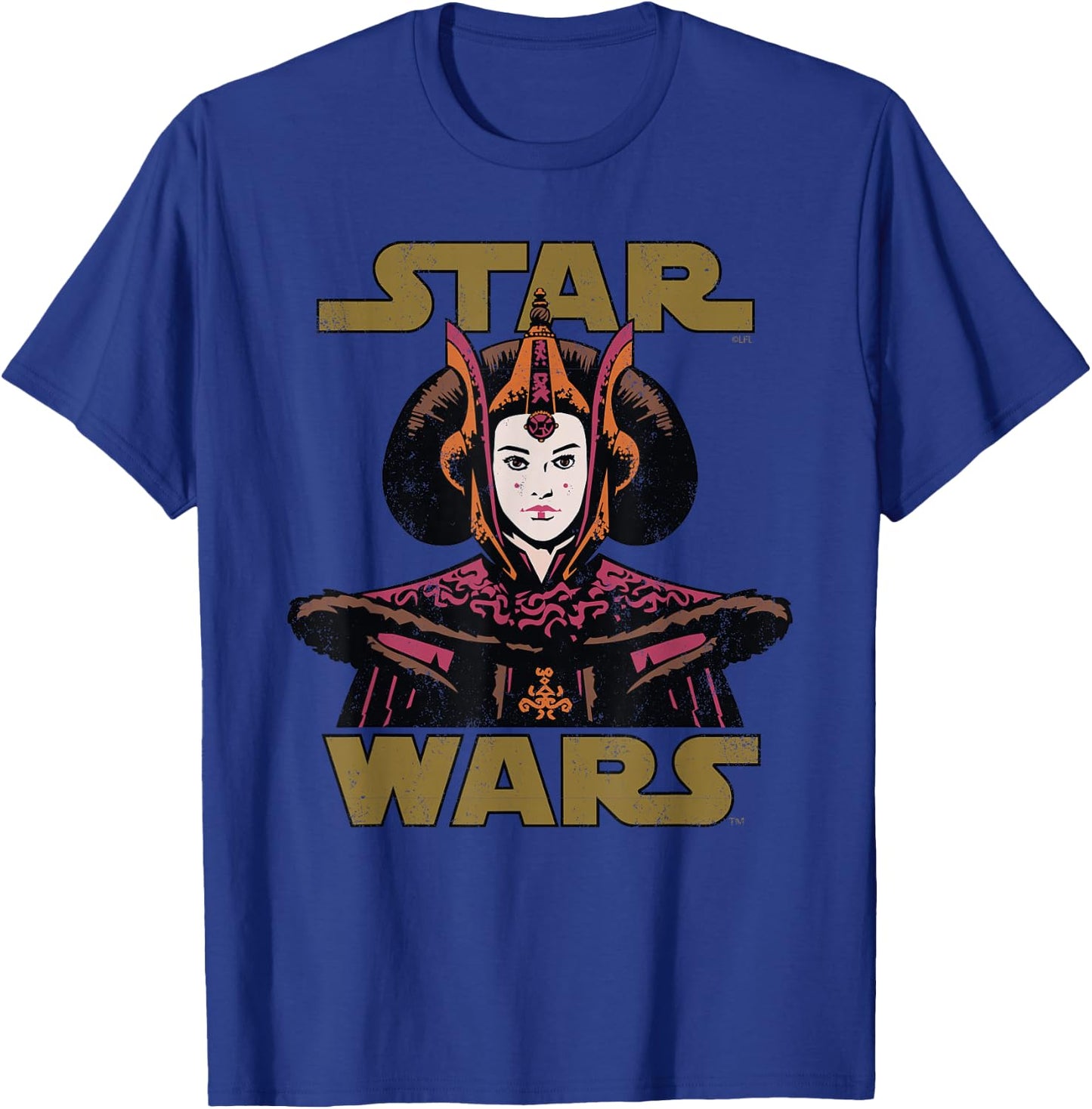 Star Wars Logo Padmé Amidala T-Shirt - T-Shirt | Royal