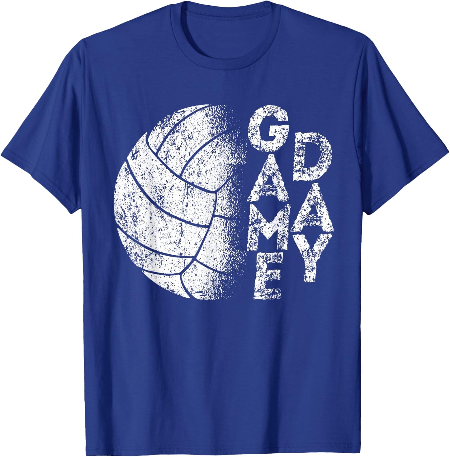 Funny Ball Players Sport Team Lovers Volleyball Game Day T-Shirt - T-Shirt | Royal
