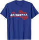 Latvian Map and Flag Souvenir - Desperate Latvija T-Shirt - T-Shirt | Royal