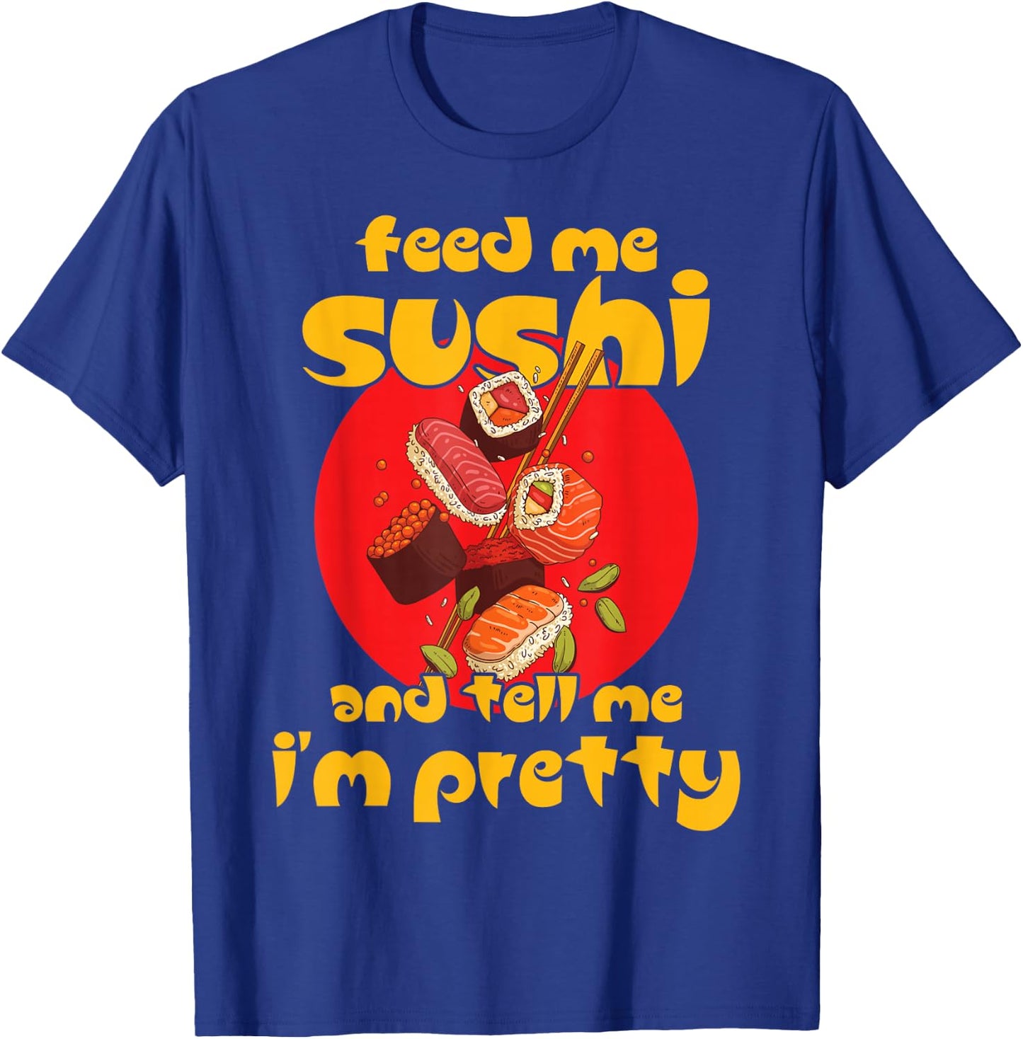 Japan sushibar diner wasabi temaki sushiman daikon T-Shirt - T-Shirt | Royal
