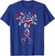 Forensic scientist DNA Tree Fingerprint criminologist T-Shirt - T-Shirt | Royal