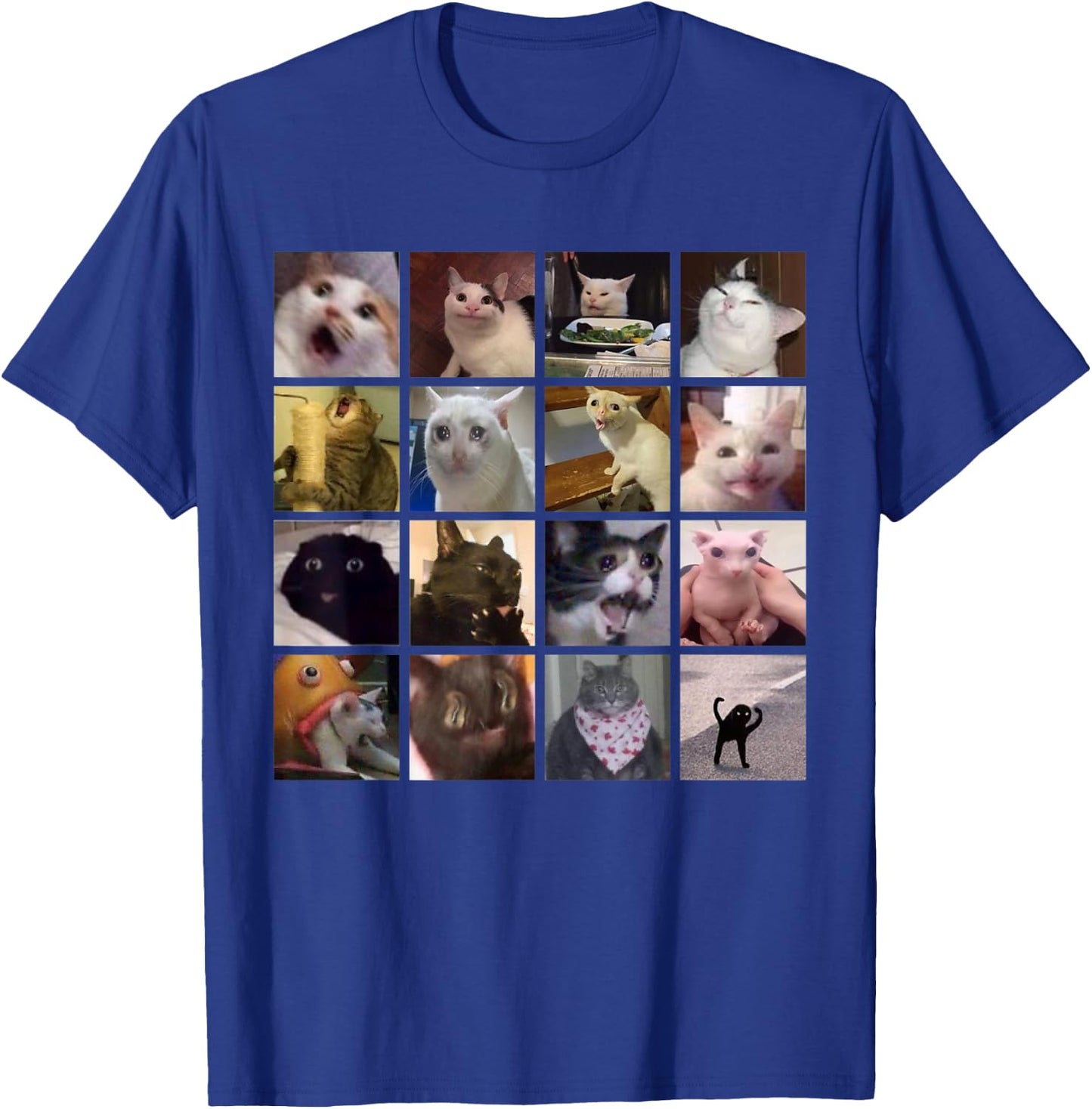 Meme Cats 2.0 T-Shirt - T-Shirt | Royal