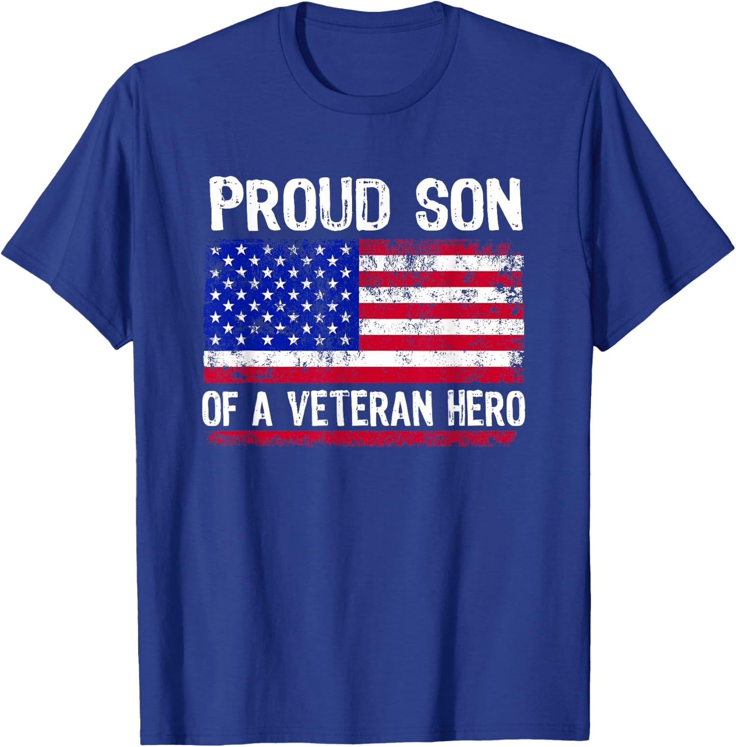 American Flag Patriotic Son Veterans Day for Kids T-Shirt - T-Shirt | Royal