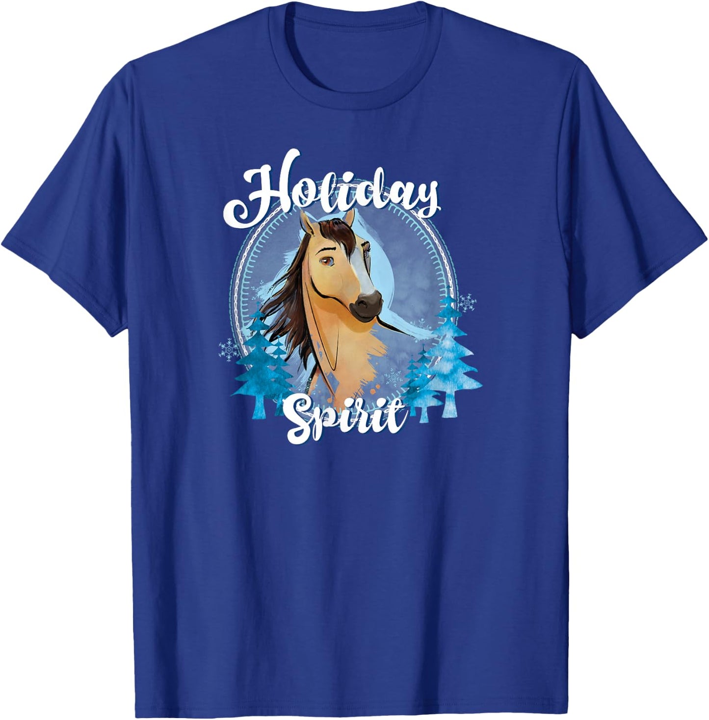 Spirit Riding Free - Holiday Spirit T-Shirt - T-Shirt | Royal