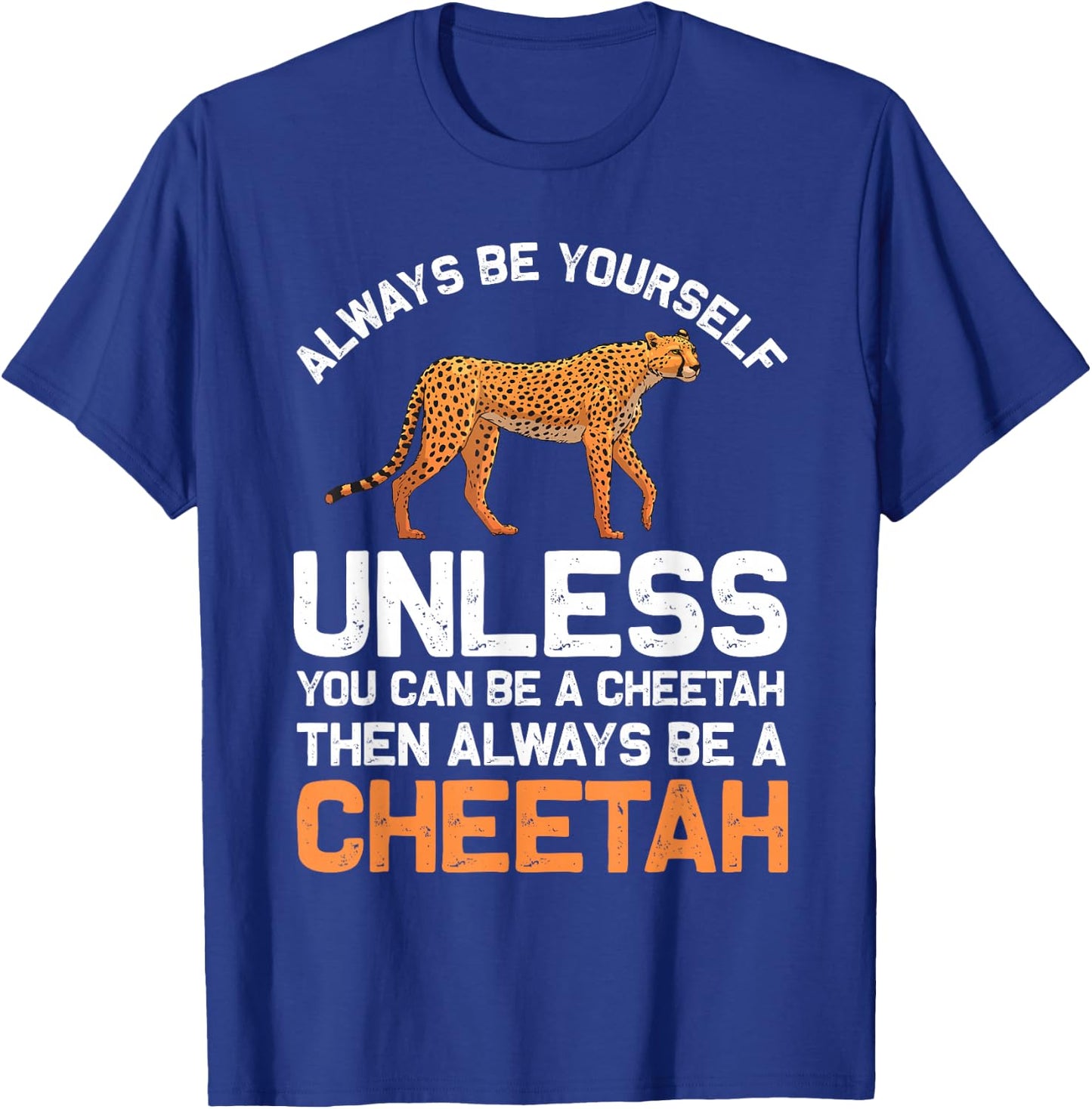 Funny Cheetah Design for Boys Girls Safari Wildlife Leopard T-Shirt - T-Shirt | Royal