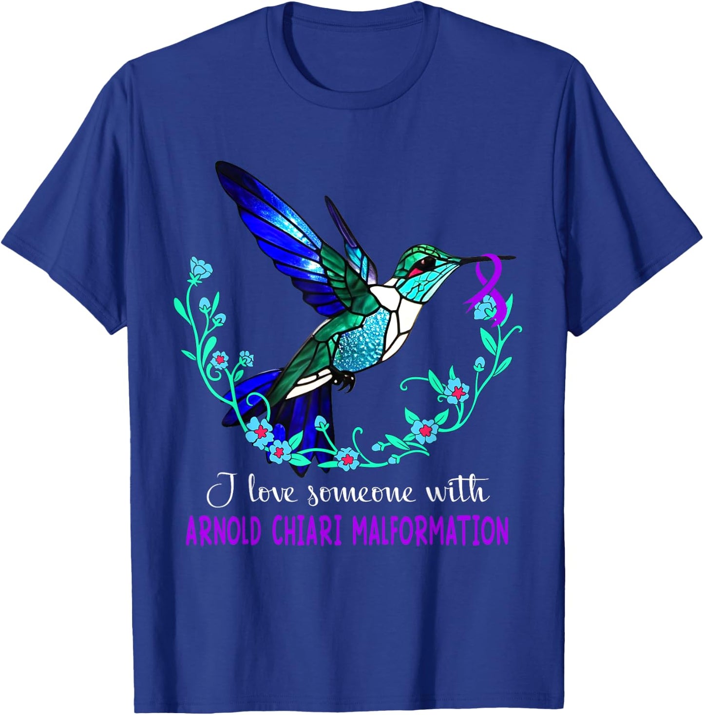 I love someone with Arnold Chiari Malformation T-Shirt - T-Shirt | Royal