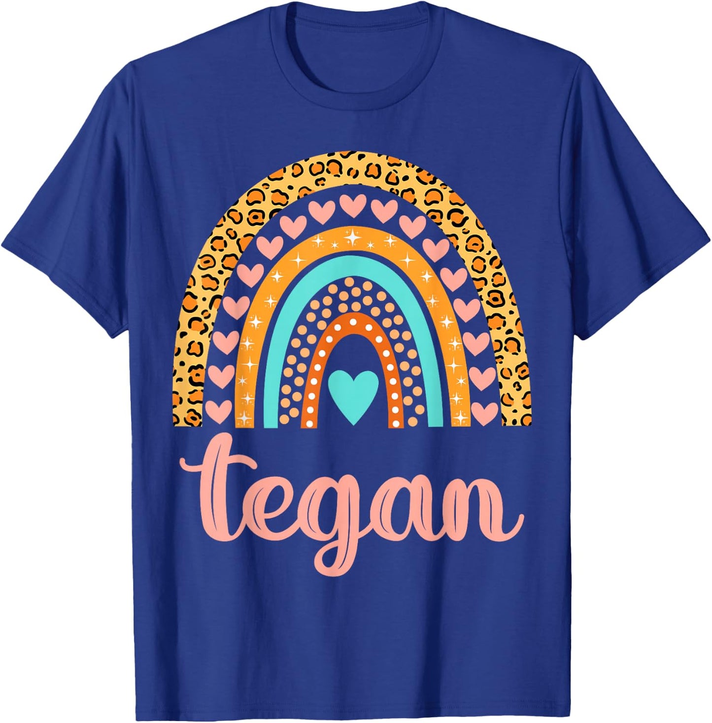 Tegan Tegan Name Birthday Shirt Gift T-Shirt - T-Shirt | Royal