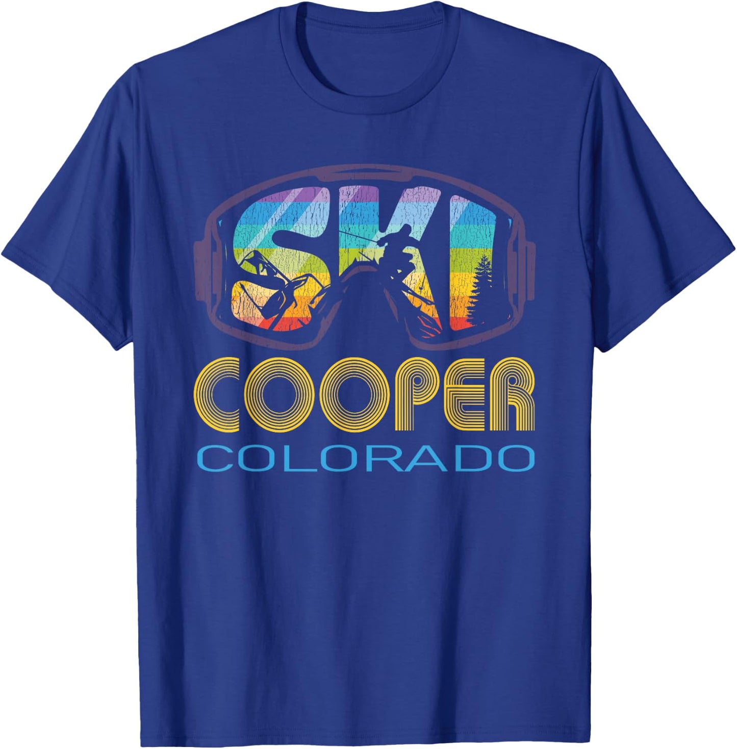 Ski Cooper Colorado Skiing Vacation T-Shirt - T-Shirt | Royal