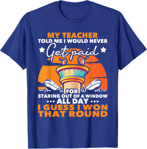 I Won That Round - Air Traffic Controller ATC Airfield Tower T-Shirt - T-Shirt | Royal