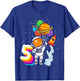 5th Birthday Boy Astronaut 5 Years Space Travel Space T-Shirt - T-Shirt | Royal
