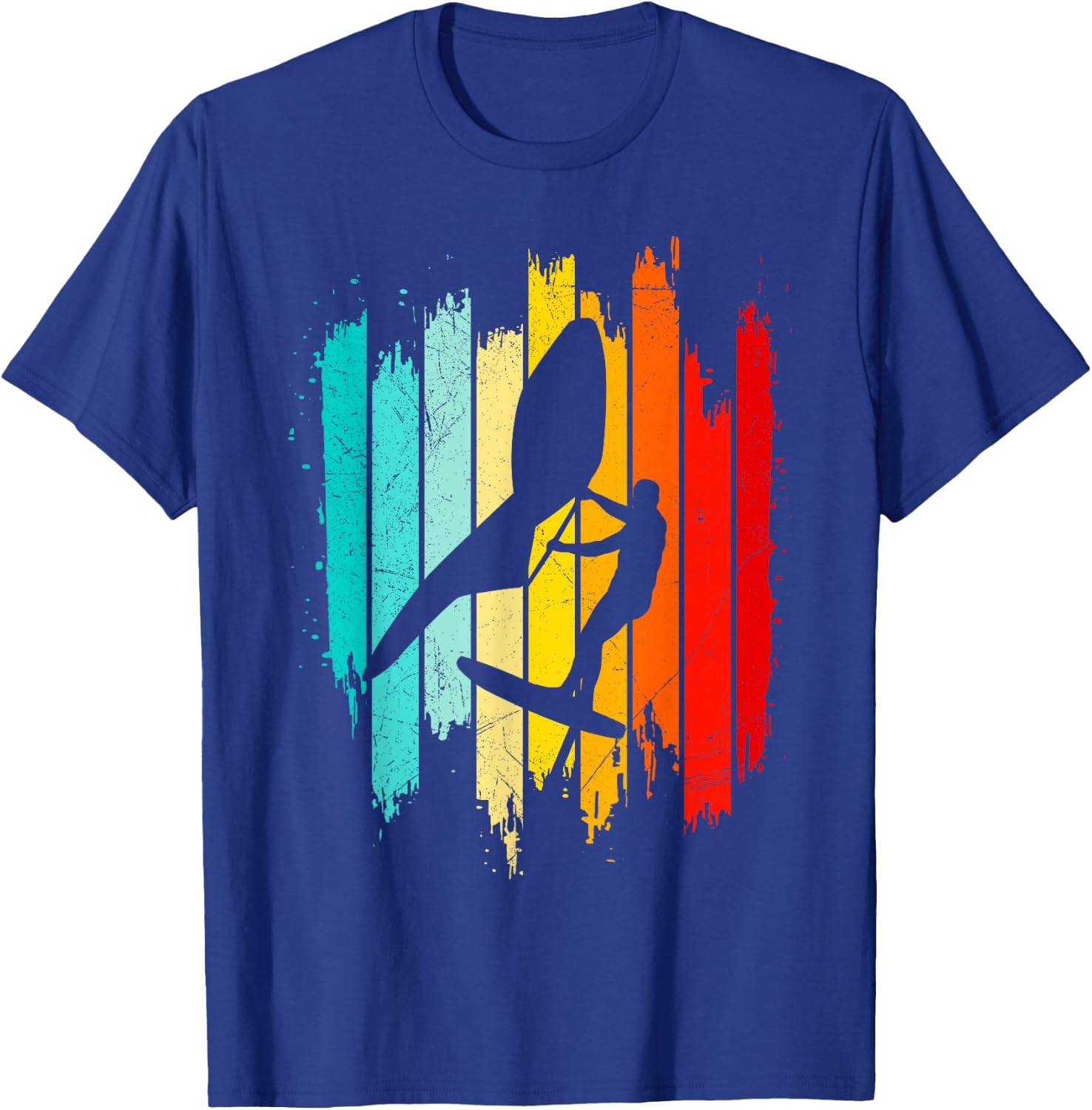 Wing Foil Wingfoil Wingsurf Retro Wing Foiler T-Shirt - T-Shirt | Royal