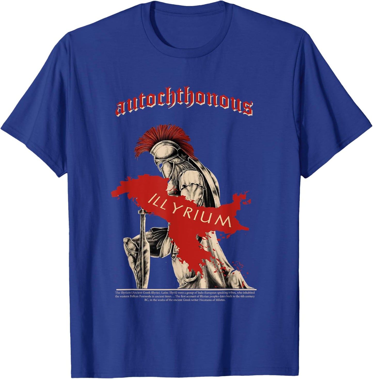 Illyrians Autochthonous Land T-Shirt - T-Shirt | Royal