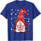 Funny Gigi Gnome Family Matching Christmas Gift Pajama T-Shirt - T-Shirt | Royal