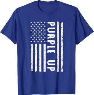 Purple Up Military Child Awareness | & Small T-Shirt - T-Shirt | Royal