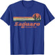 Retro Saguaro National Park Vintage Vibe Chest Stripe Cactus T-Shirt - T-Shirt | Royal