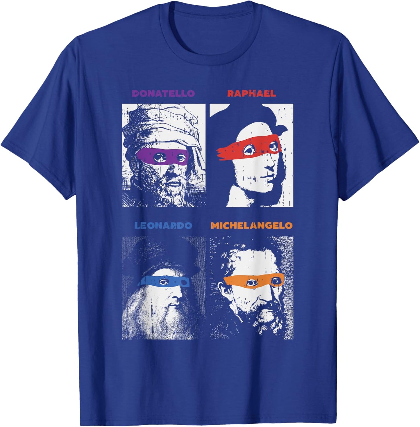 Renaissance Ninja Artists Funny Saying Pop Art Painter Gift T-Shirt - T-Shirt | Royal