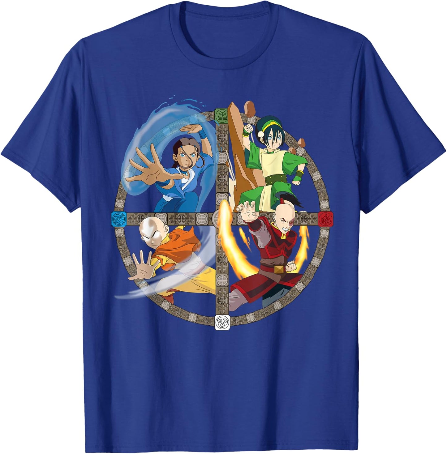 Avatar: The Last Airbender All Characters Small T-Shirt - T-Shirt | Royal