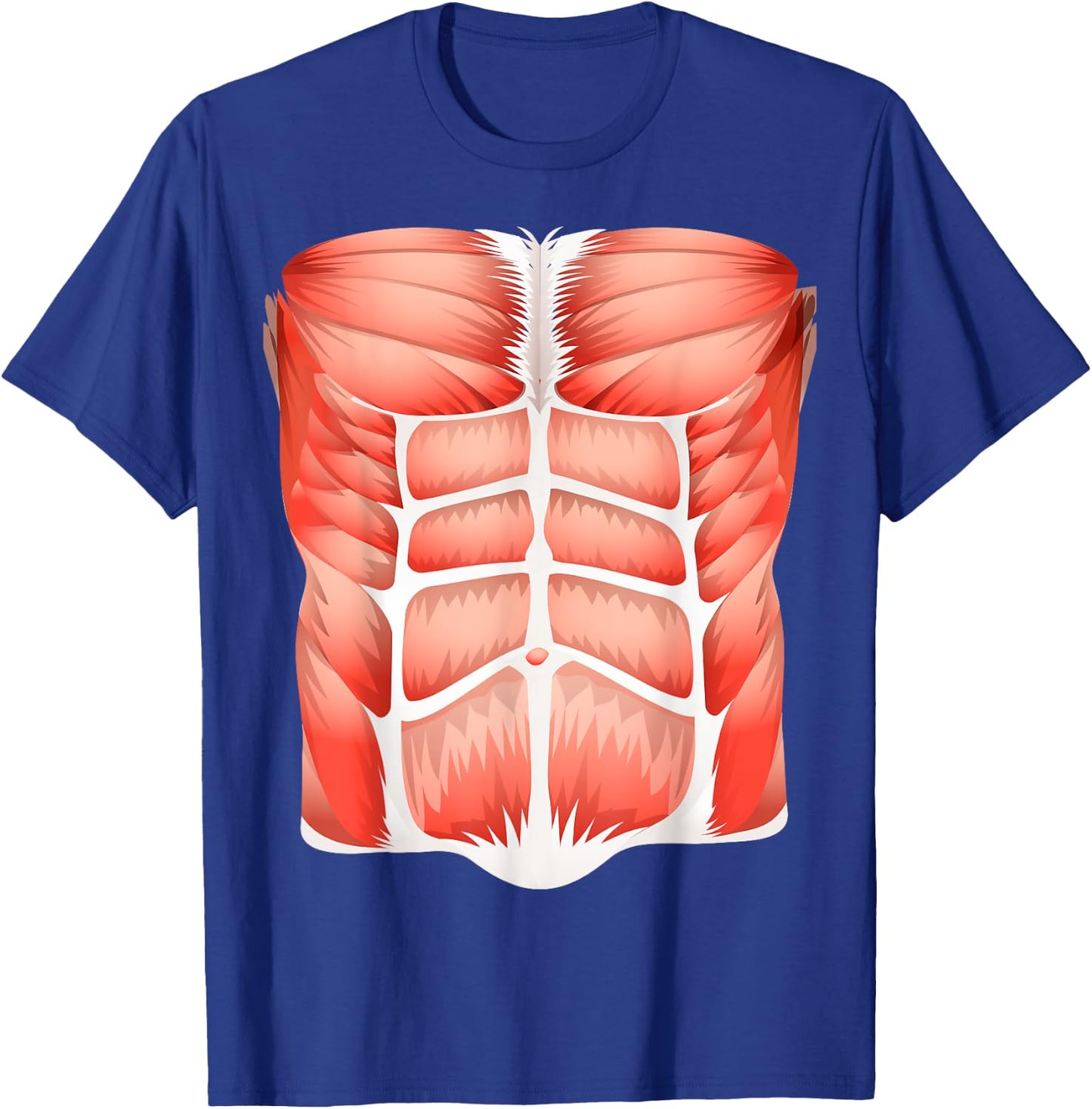 Funny Halloween Costume human muscle anatomy T-Shirt - T-Shirt | Royal