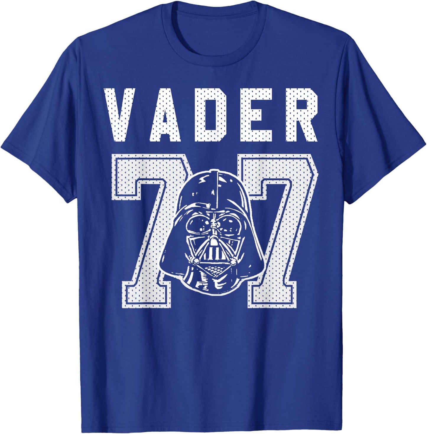 Star Wars Vader Jersey 77 T-Shirt - T-Shirt | Royal