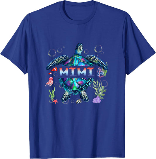Turtle Mimi Shirt, Mimi Sea Turtle Art T-Shirt - T-Shirt | Royal