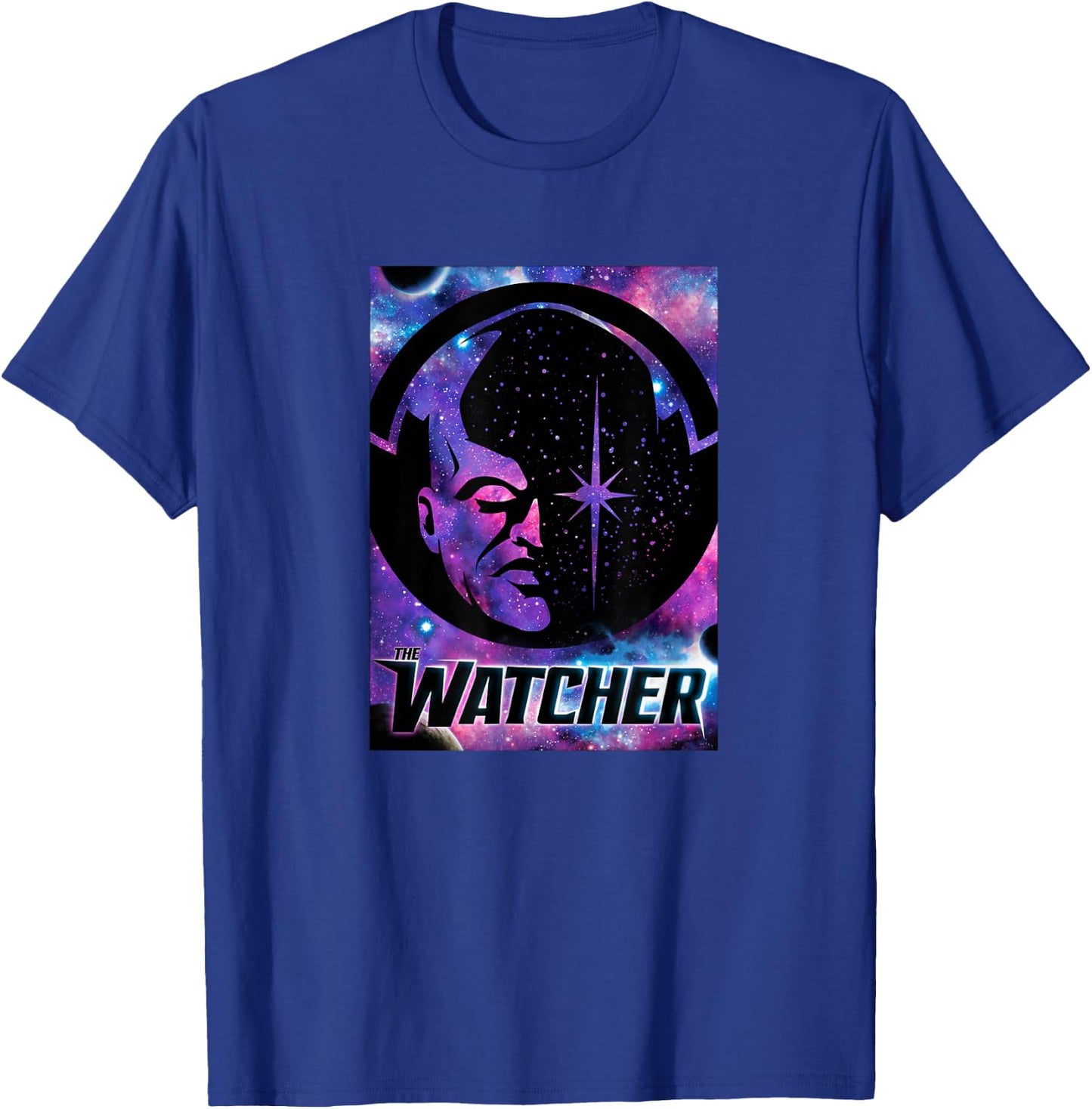 Marvel What If Watcher Galactic Poster T-Shirt - T-Shirt | Royal