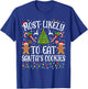 Most Likely to Eat Santa's Cookies Family Matching Christmas T-Shirt - T-Shirt | Royal