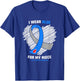 I Wear Blue For My Niece Type 1 Diabetes Awareness T-Shirt - T-Shirt | Royal