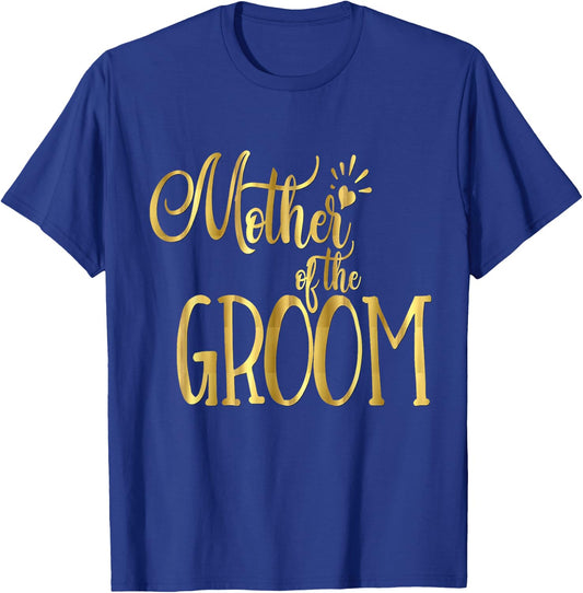 Mother of the Groom Wedding Party Bride MOG T-Shirt - T-Shirt | Royal