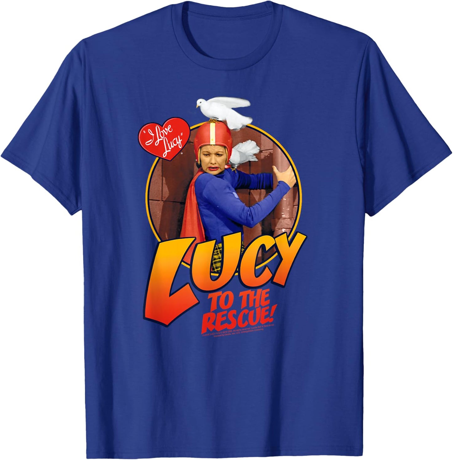 I Love Lucy To The Rescue T-Shirt - T-Shirt | Royal