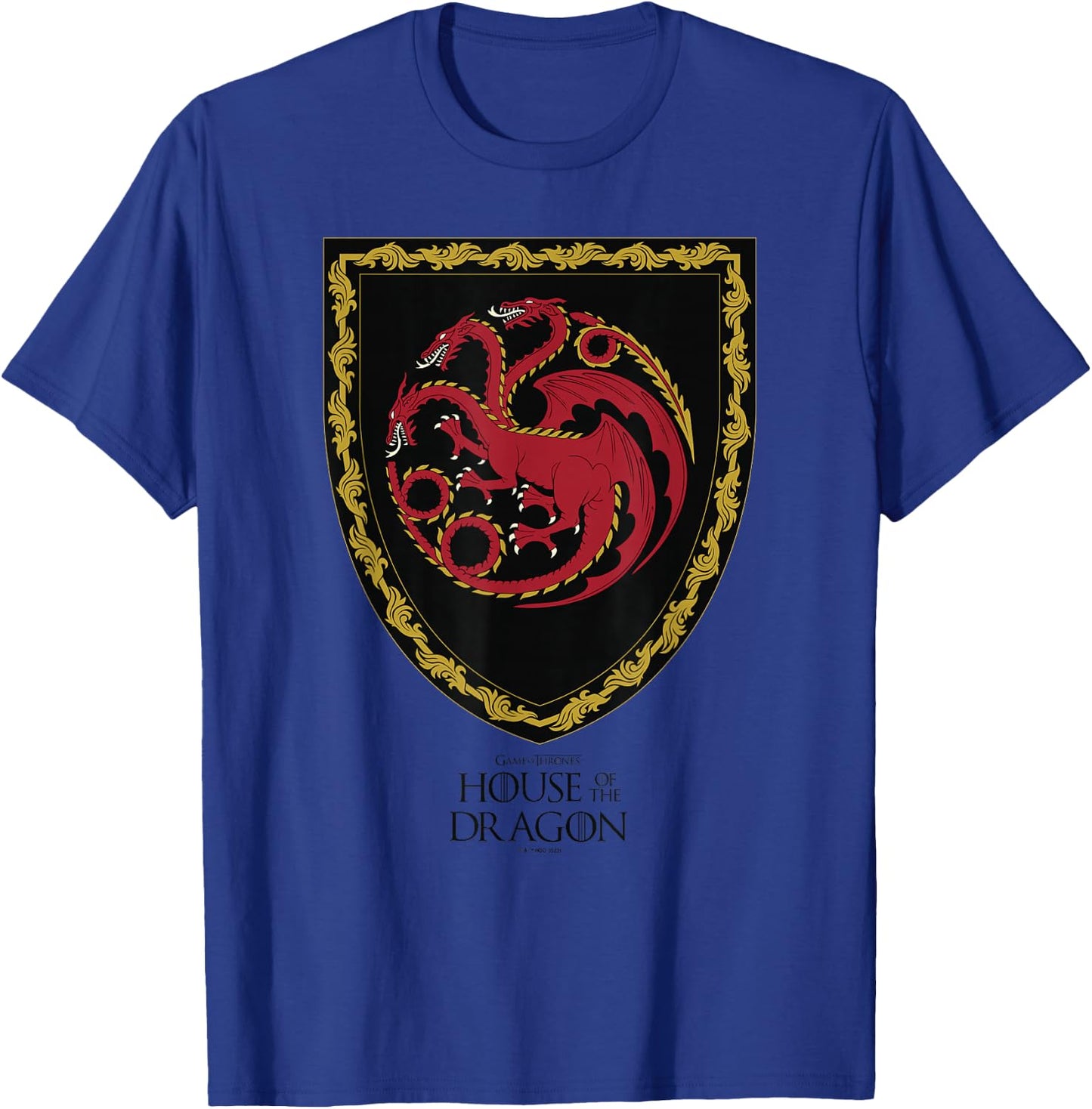 House of the Dragon House Targaryen Shield T-Shirt - T-Shirt | Royal