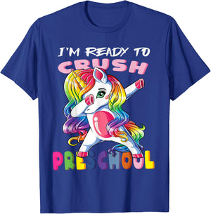 I'm Ready To Crush PreSchool Baby Unicorn T-Shirt - T-Shirt | Royal