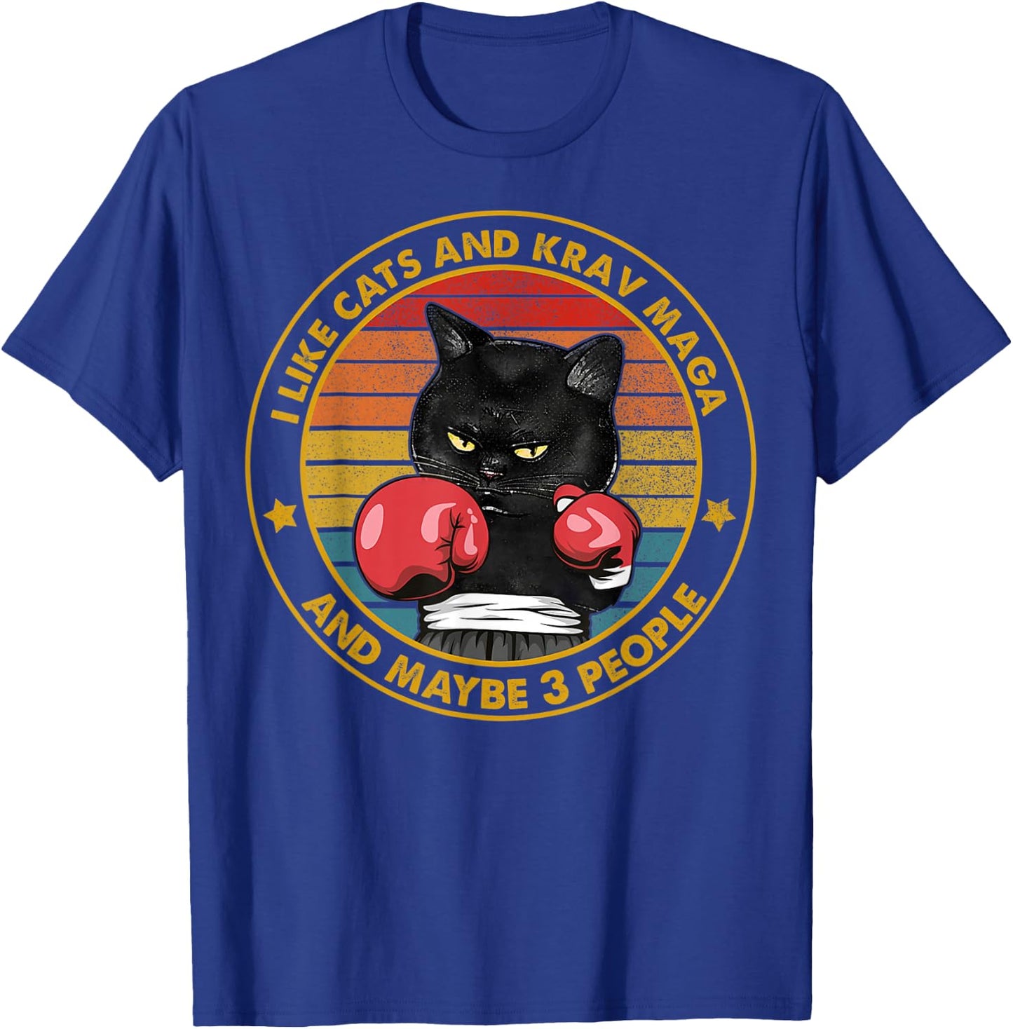 Krav Maga Cat Martial Arts Israel Defense Forces T-Shirt - T-Shirt | Royal