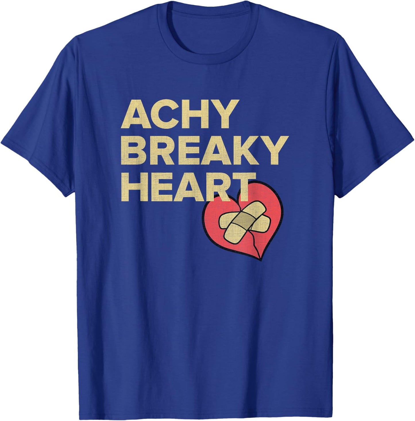 LyricLyfe - - ACHY BREAKY HEART T-Shirt - T-Shirt | Royal