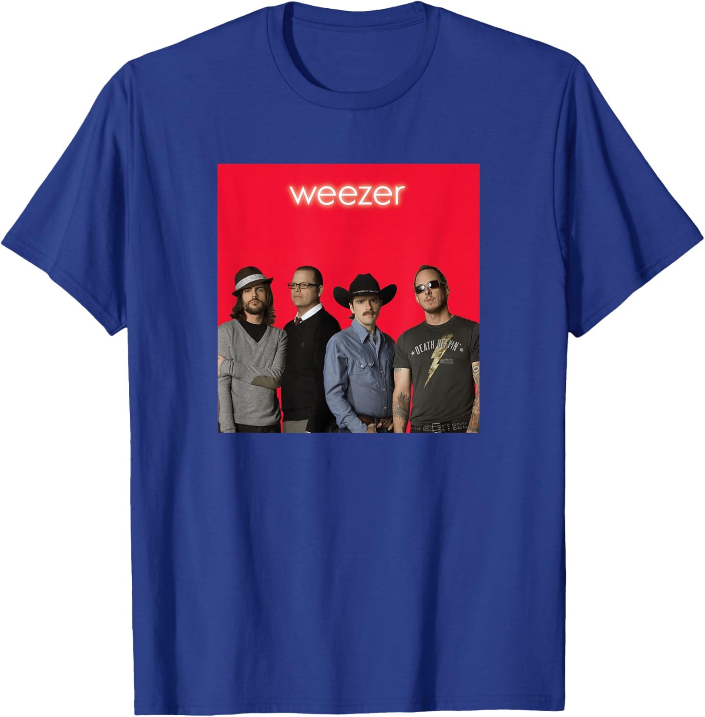 Weezer - Red Album Cover T-Shirt - T-Shirt | Royal