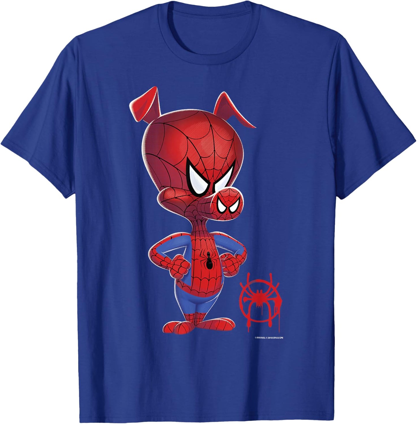 Marvel Spider-Man Spiderverse Spider-Ham Graphic T-Shirt - T-Shirt | Royal