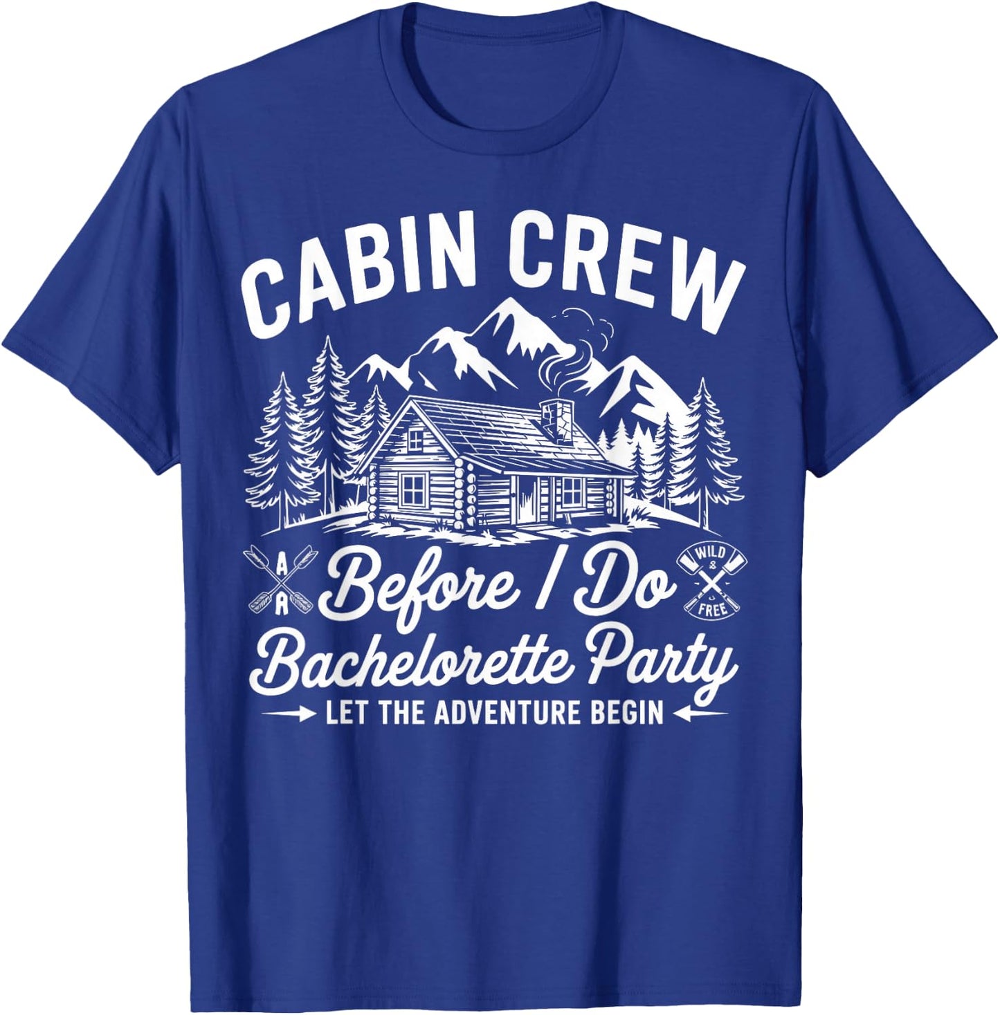 Cabin Crew Before Camp Bach Bachelor T-Shirt - T-Shirt | Royal