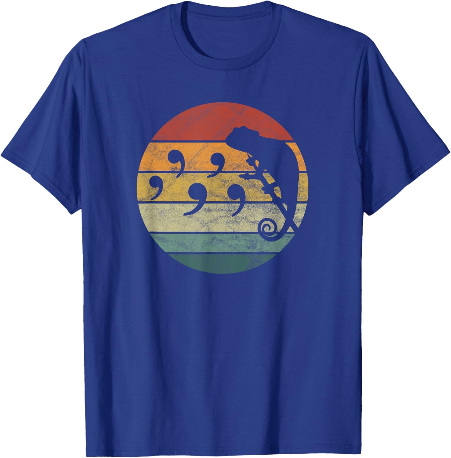 Comma Chameleon T-Shirt - T-Shirt | Royal