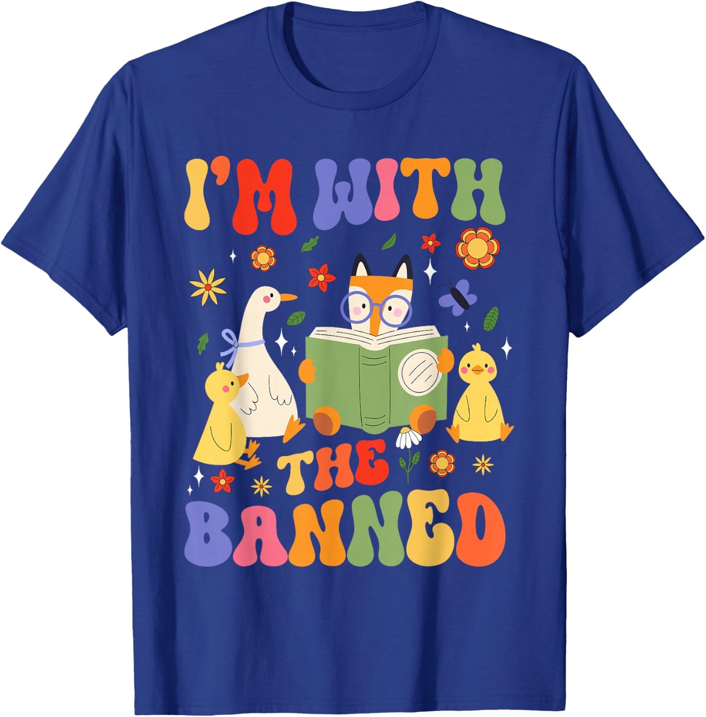Banned Books I'm With The Banned T-Shirt - T-Shirt | Royal