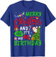 Merry Christmas And Yes It's My 40th Birthday Christmas T-Shirt - T-Shirt | Royal