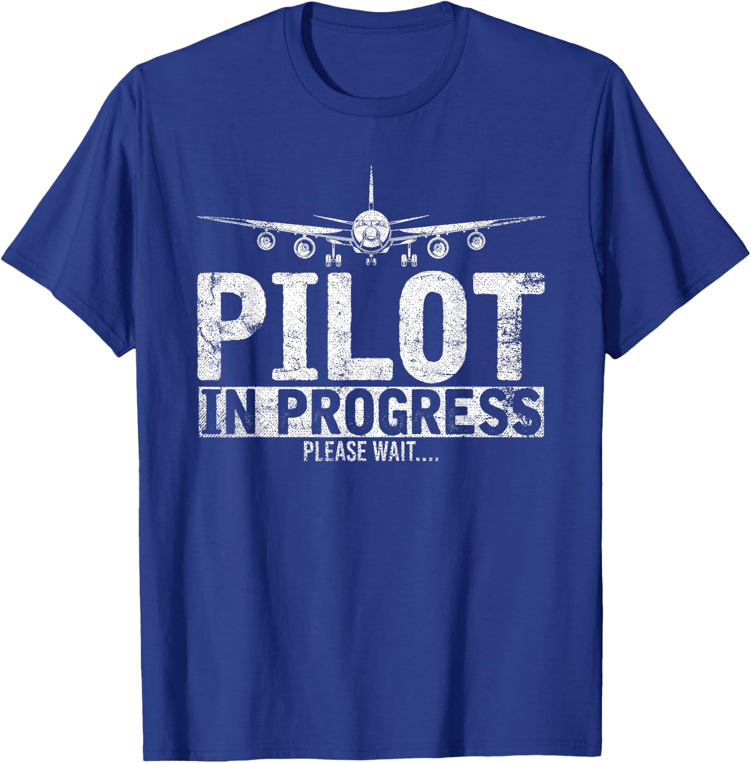 Pilot in Training Please Wait Funny Gift Pilot T-Shirt - T-Shirt | Royal
