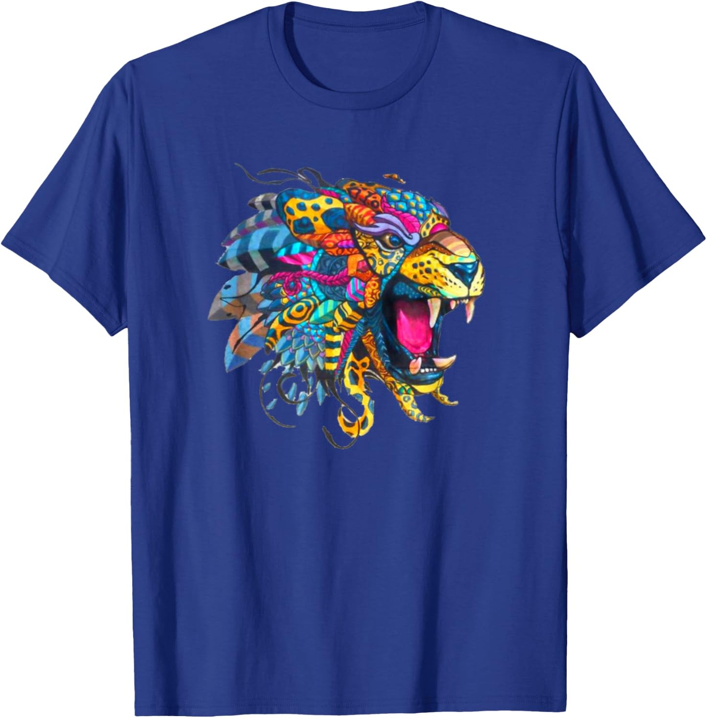 Mexican Tiger Alebrije T-Shirt - T-Shirt | Royal