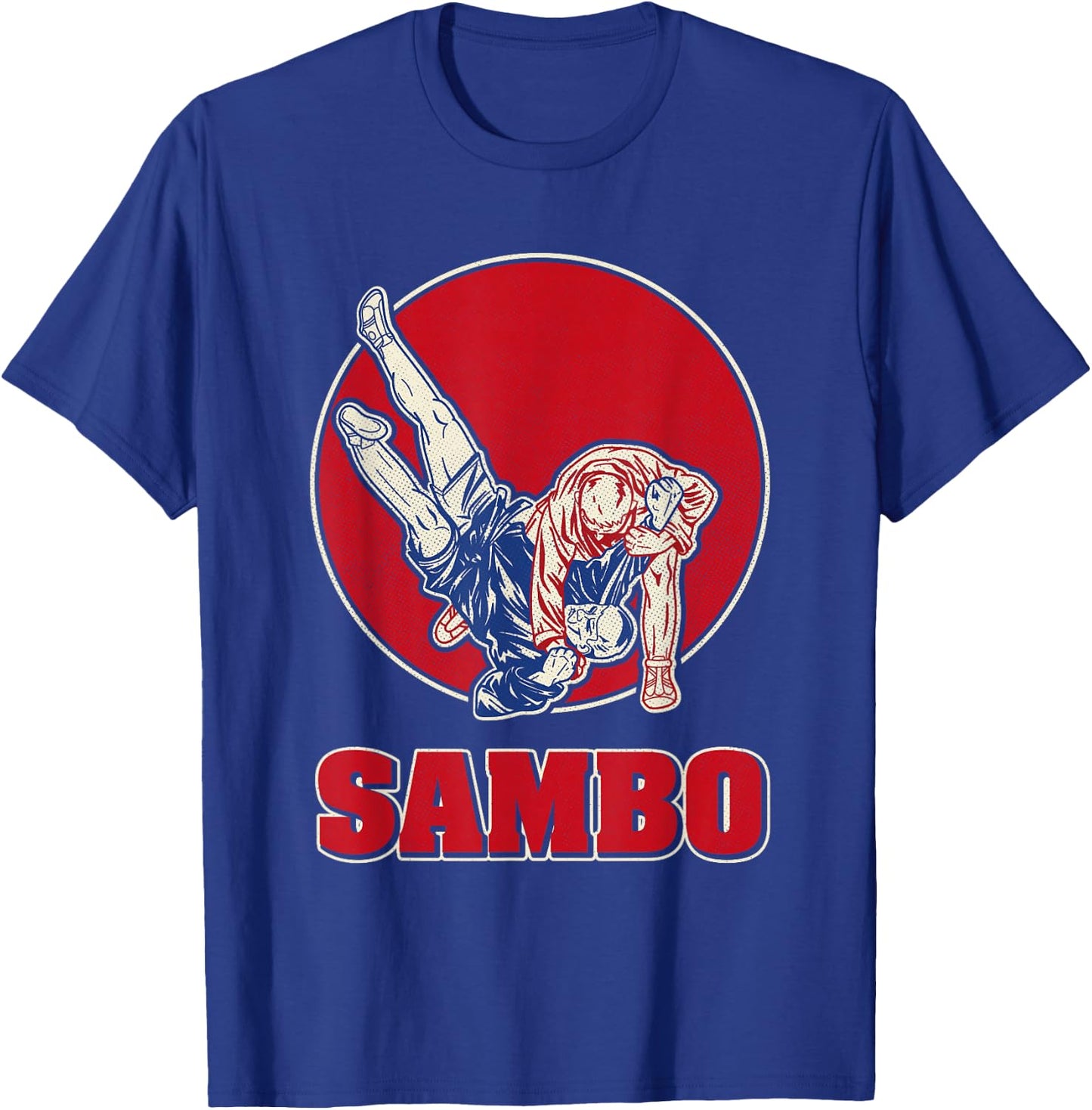 Sambo Rings Martial Arts Russia Soviet Union Martial Arts T-Shirt - T-Shirt | Royal
