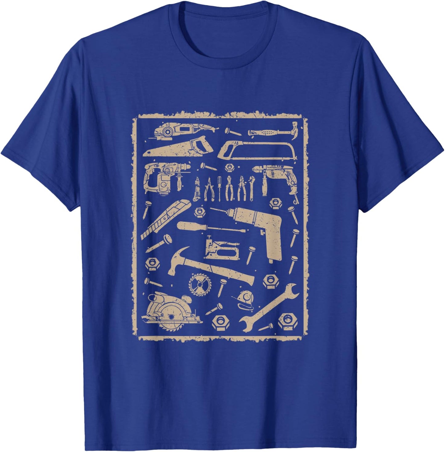 Tools with frame vintage T-Shirt - T-Shirt | Royal